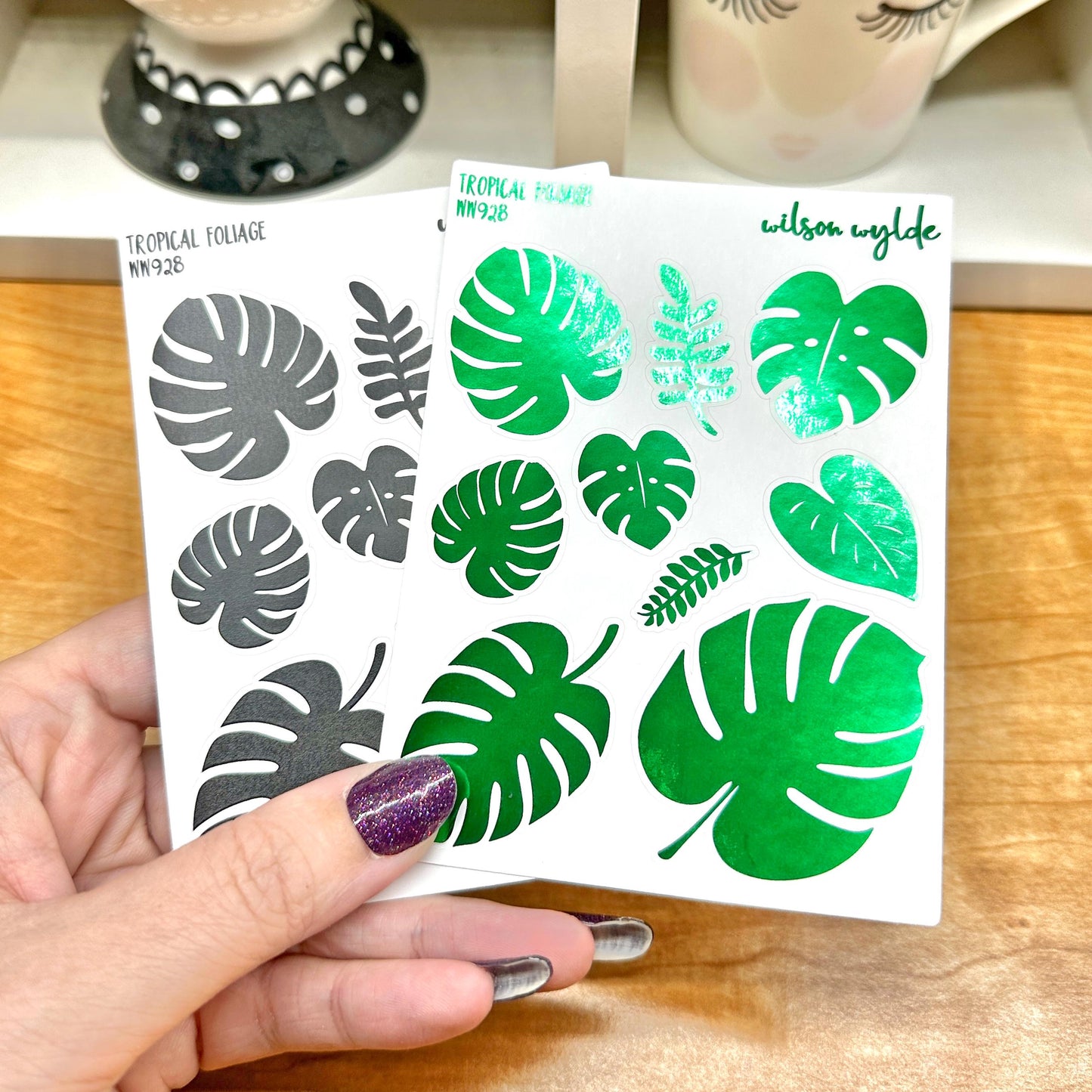 Tropical Foliage planner stickers, WW928
