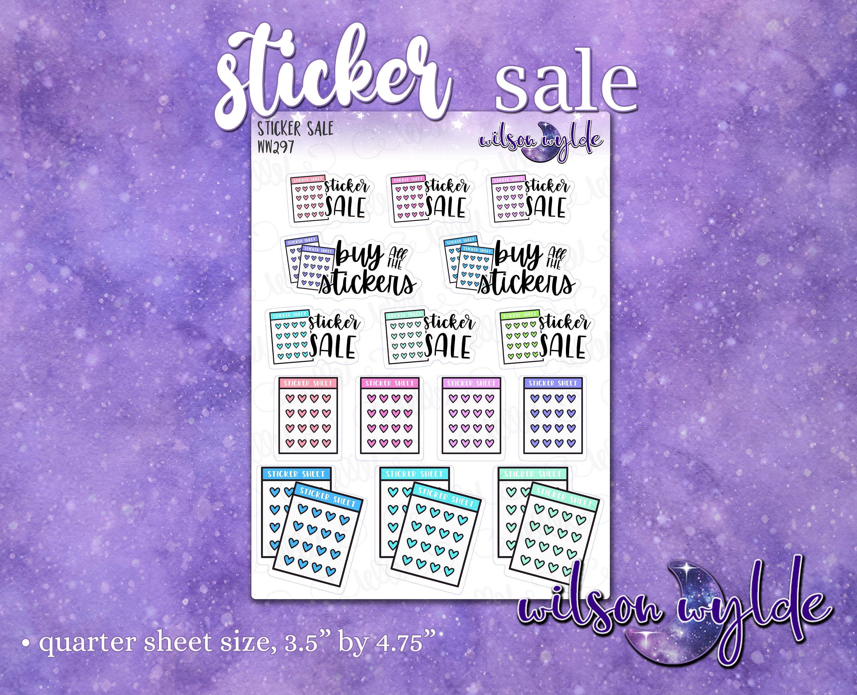 Sticker sheet Sale high quality