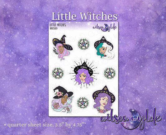 Little Witches planner stickers, WW349