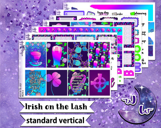 OVERSTOCK Irish on the Lash full weekly sticker kit, STANDARD VERTICAL format, WW278